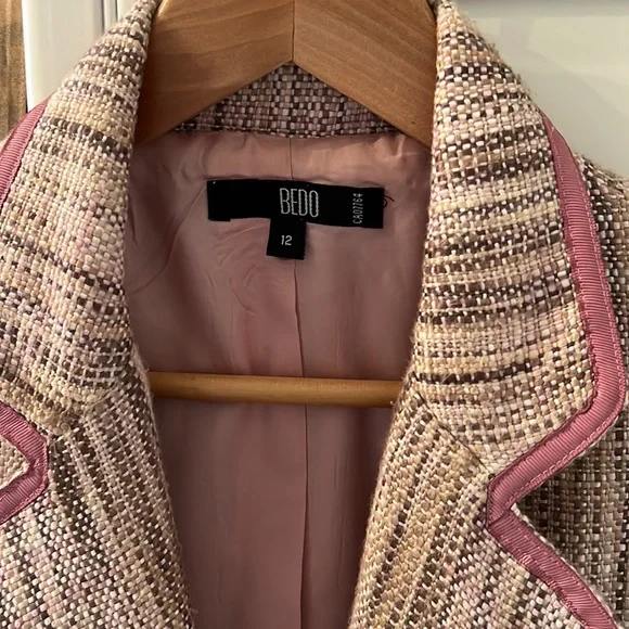 Women's Boutique Pink Jacket Pea Coat - Picture 5 of 13